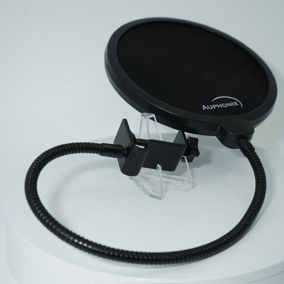 Microphone Pop Filter - Gooseneck Mic Shield for Clear Audio - Picture 1 of 6